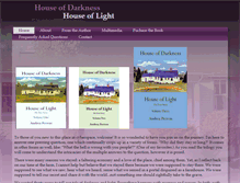 Tablet Screenshot of houseofdarknesshouseoflight.com